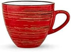 Wilmax Tasse 190 ml Rot aus Porzellan