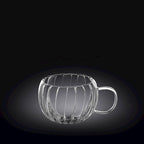 Wilmax Doppelwandiger Thermobecher 300 ml 4er-Set Transparent