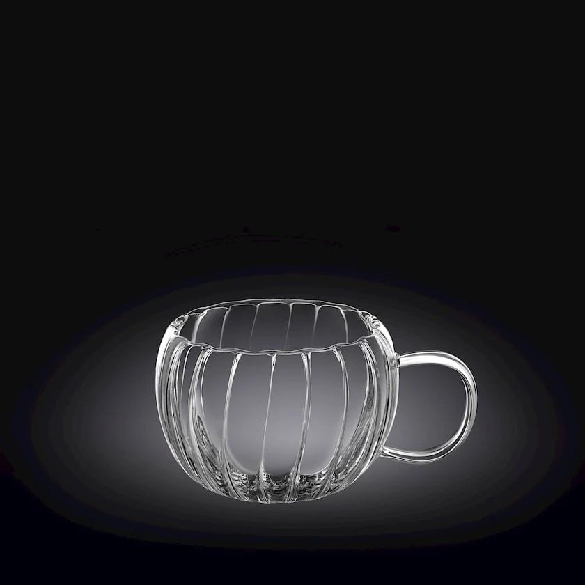Wilmax Doppelwandiger Thermobecher 300 ml 4er-Set Transparent