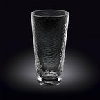 Wilmax Gehämmertes Trinkglas 450 ml 6er-Set Transparent aus Borosilikatglas