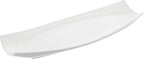 Wilmax Servierplatte 40.6 x 12.7 cm aus Porzellan, Weiß WL-992624/A