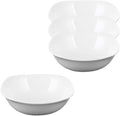 Wilmax Schale 650 ml 16.5 cm Weiß Porzellan 4er Set WL-992001/A4