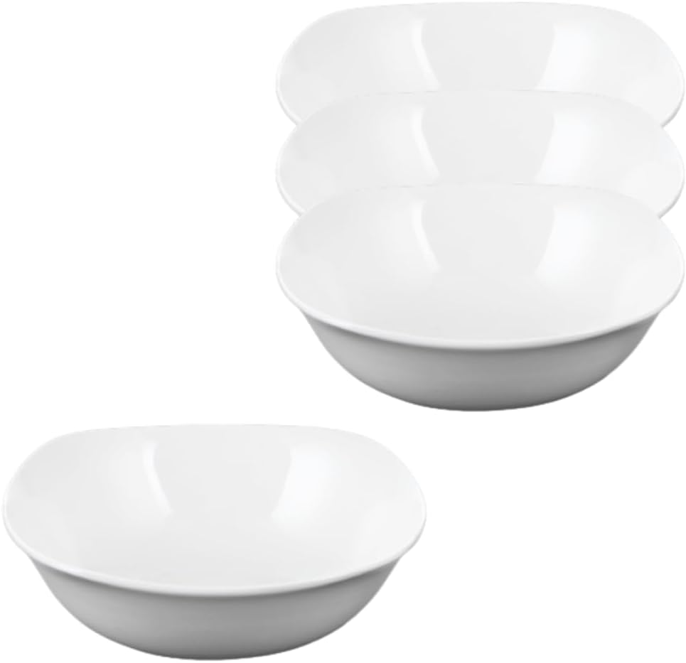 Wilmax Schale 650 ml 16.5 cm Weiß Porzellan 4er Set WL-992001/A4