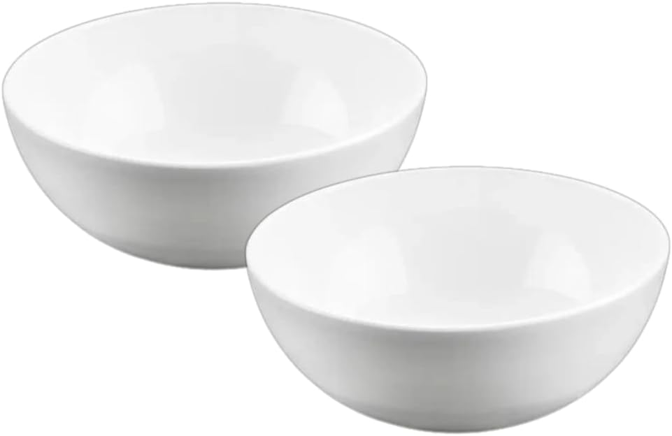 Wilmax Schale 11 cm 300 ml 2er-Set Weiß aus Porzellan