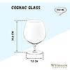 Wilmax WL-888108/2C Cognacglas, 550mL Kapazität, 2 Stück