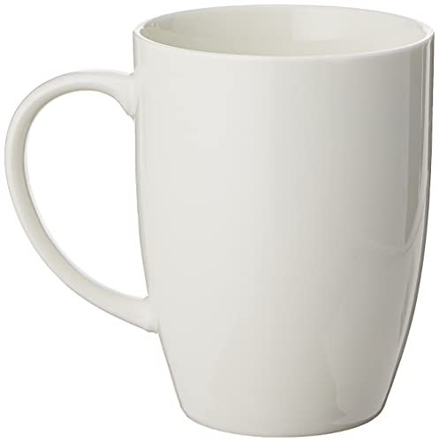 Wilmax WL-993018/A Porzellan Becher, Weiss, 460mL Kapazität