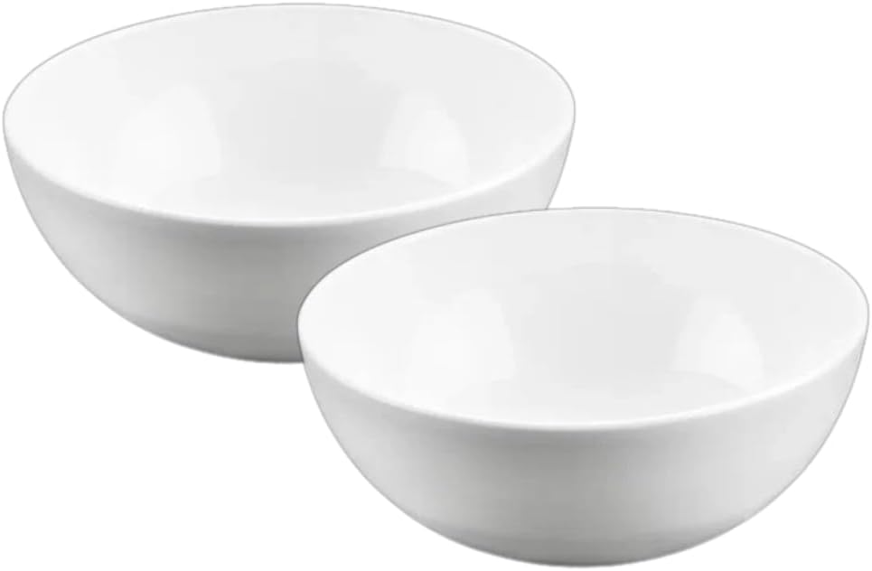 Wilmax Schale 14 cm 600 ml aus Porzellan, Weiß WL-992565/A