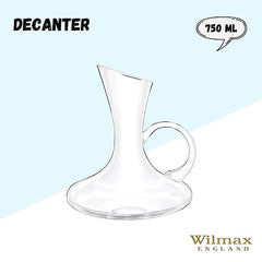 Wilmax WL-888333/1C Weinkaraffe, 750mL Kapazität