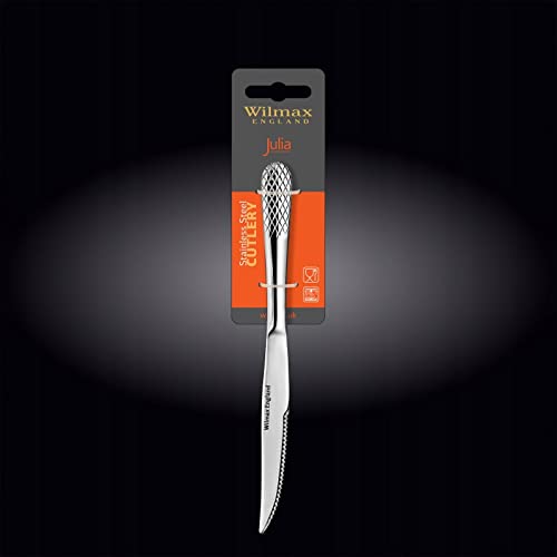 Wilmax WL-999215/1B Steak Messer aus Edelstahl, 23.5cm Länge