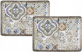 Wilmax Servierplatte 23,5 × 17 cm 2er-Set Mehrfarbig aus Porzellan