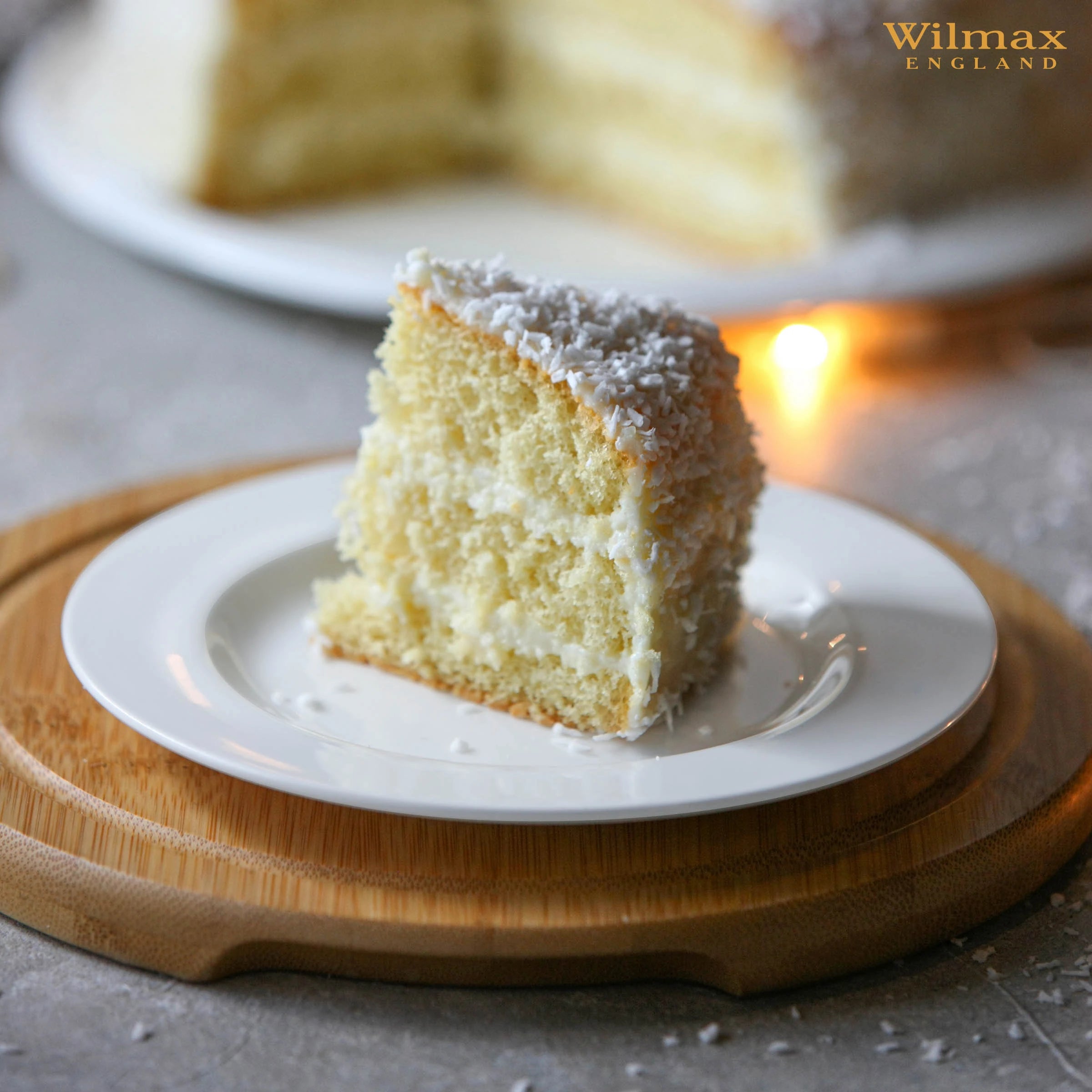 Wilmax Dessertteller 18 cm Weiß aus Porzellan