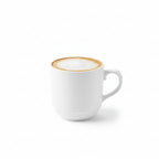 Wilmax Tasse 250 ml Weiß aus Porzellan