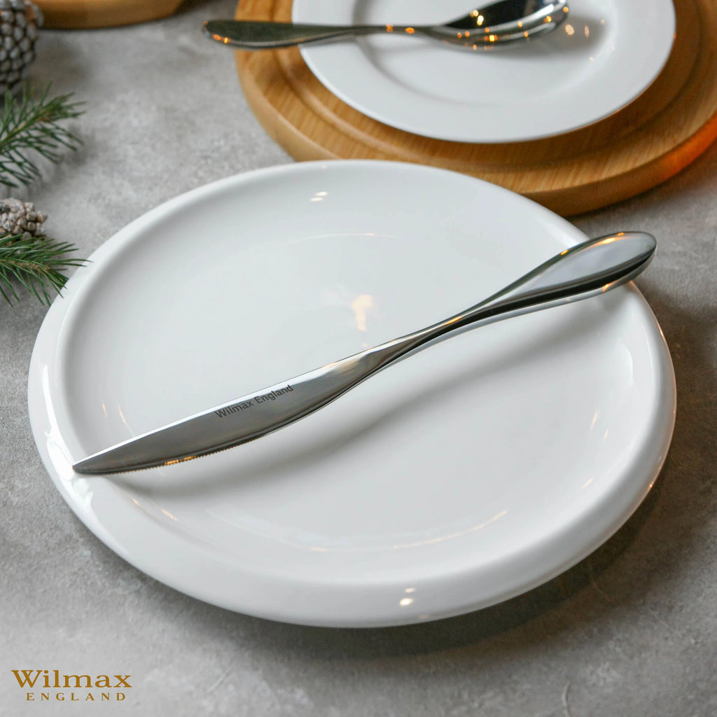 Wilmax Dessertteller 21,5 cm Weiß aus Porzellan