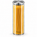 Wilmax Vorratsglas 2000 ml mit Edelstahldeckel Transparent