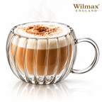 Wilmax Doppelwandiger Thermobecher 300 ml 6er-Set Transparent