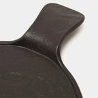 Wilmax Runde Servierplatte mit Griff 30,5 × 21,5 cm Schwarz aus Porzellan