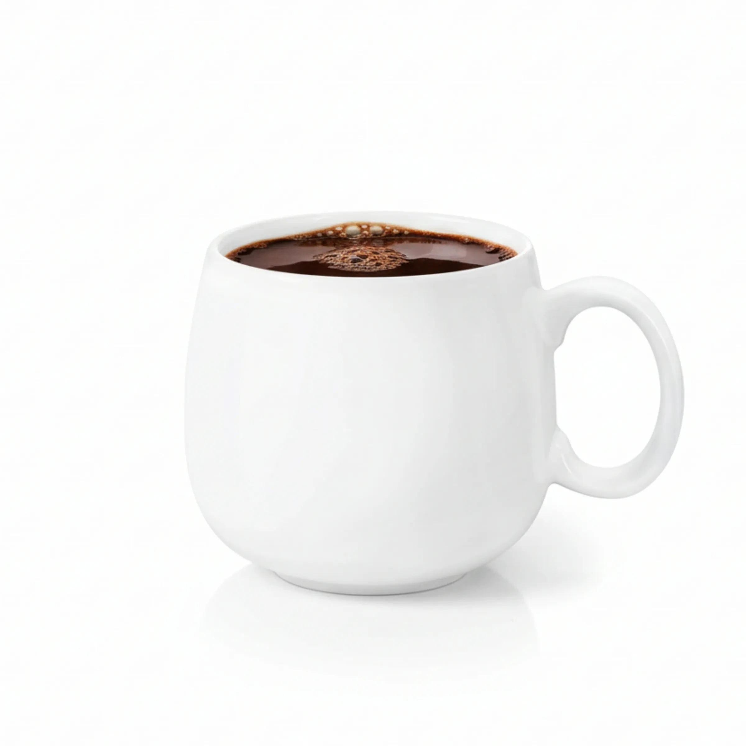 Wilmax Tasse 400 ml Weiß aus Porzellan