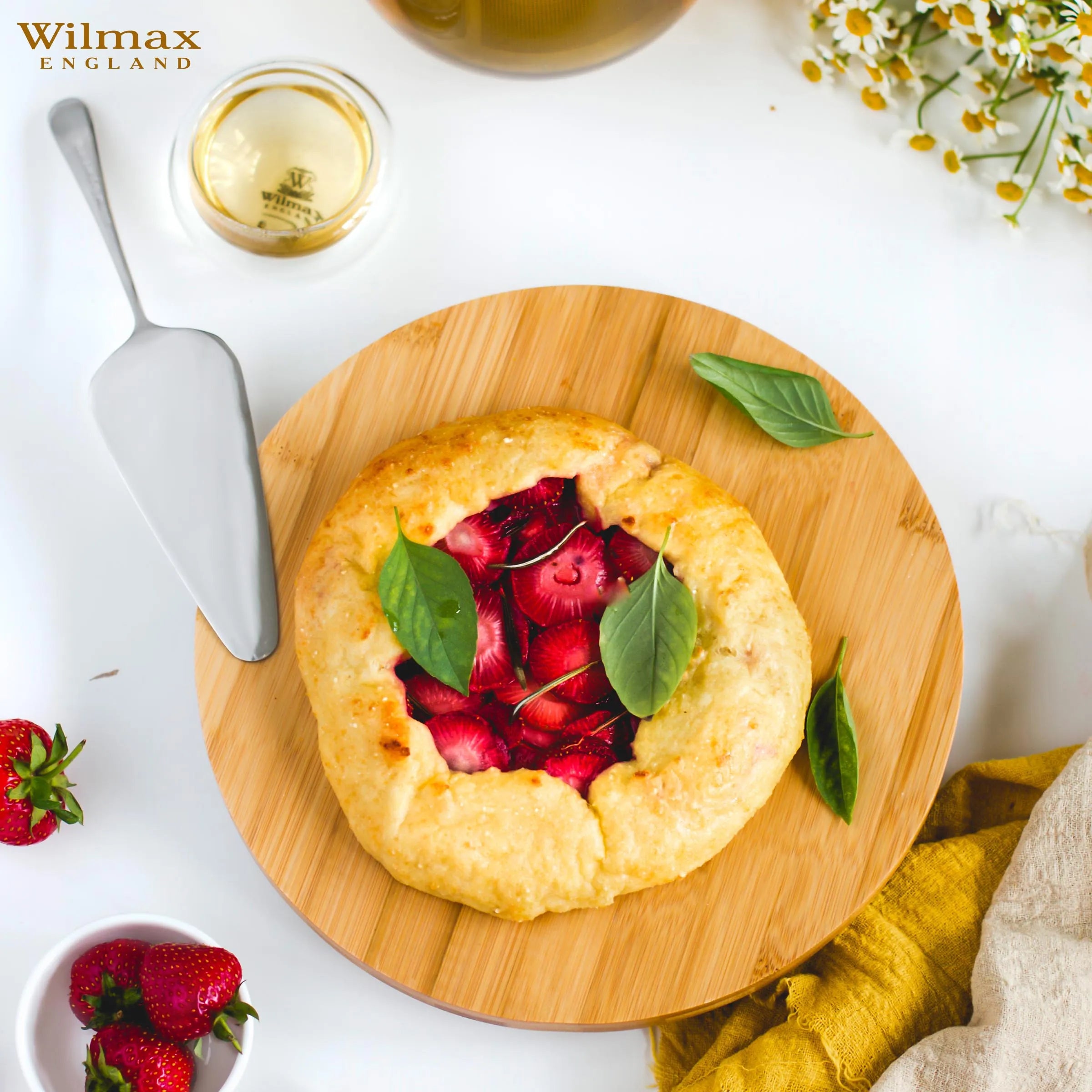 Wilmax Tortenheber 22 cm Silber aus Edelstahl
