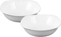 Wilmax Schale 1300 ml 21,5 × 21,5 cm 2er-Set Weiß aus Porzellan