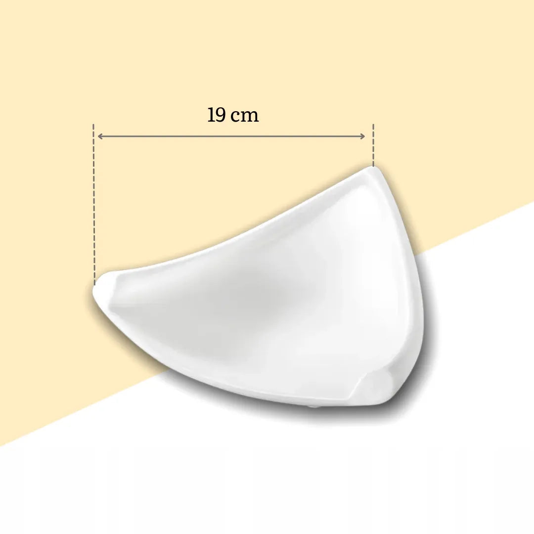 Wilmax Teller 19 cm Weiß aus Porzellan