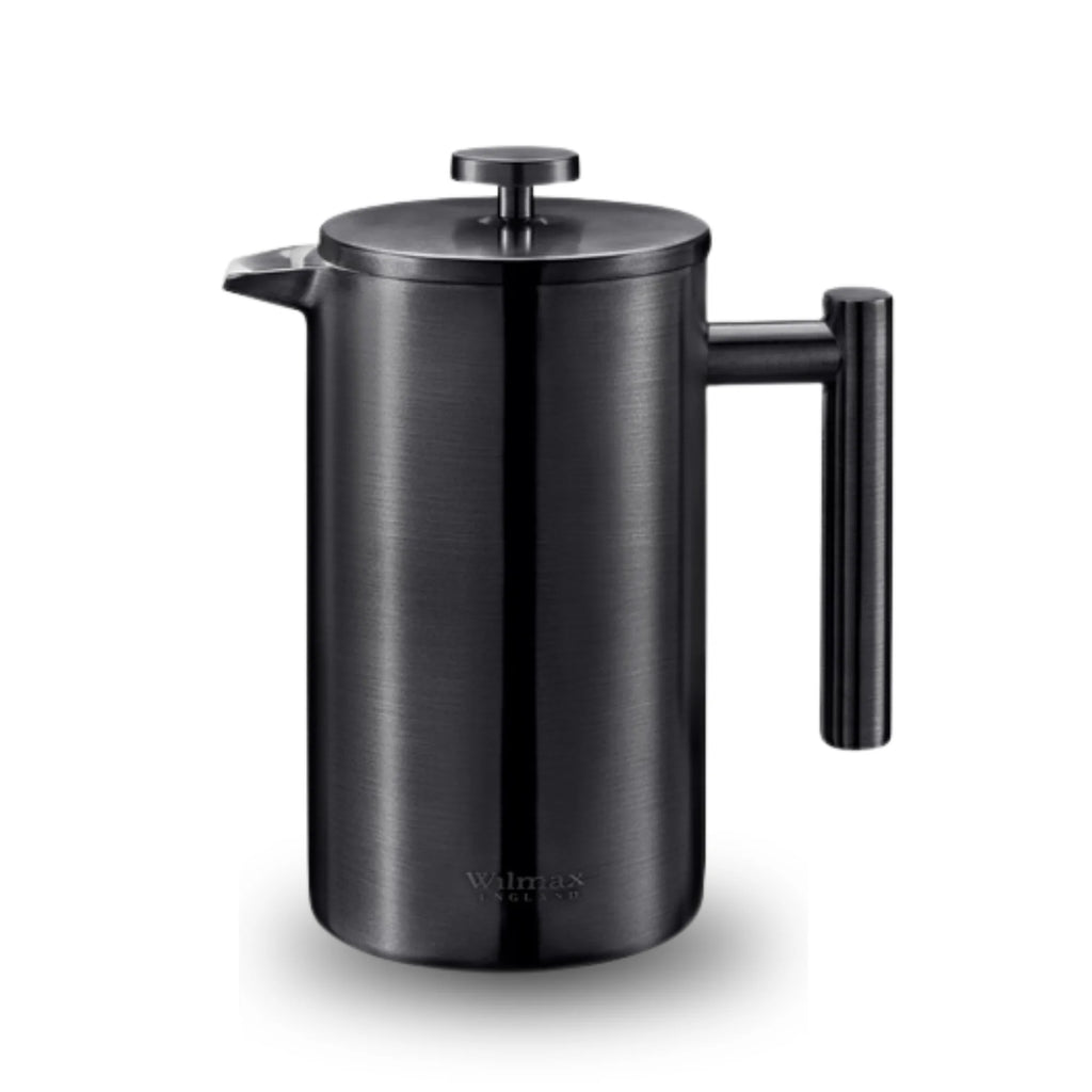 Wilmax French Press 1000 ml aus Edelstahl