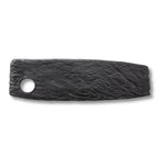 Wilmax Servierplatte 42 × 13 cm Schwarz aus Porzellan