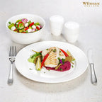 Wilmax Dessertteller 20 cm 6er-Set Weiß aus Porzellan