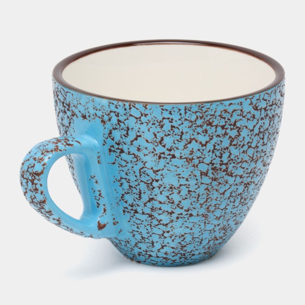 Wilmax Espressotasse 75 ml Blau aus Porzellan