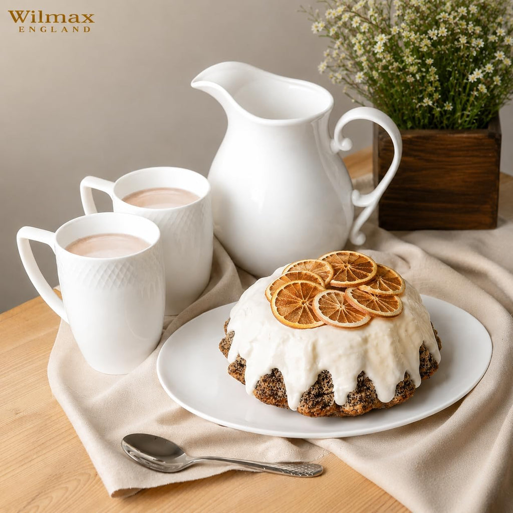 Wilmax Krug 1600 ml Weiß Porzellan WL-995037/1C
