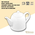 Wilmax Teekanne 900 ml Weiß Porzellan WL-994007/1C