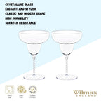 Wilmax Margaritaglas 250 ml Kristallglas Transparent 2er Set WL-888107/2C