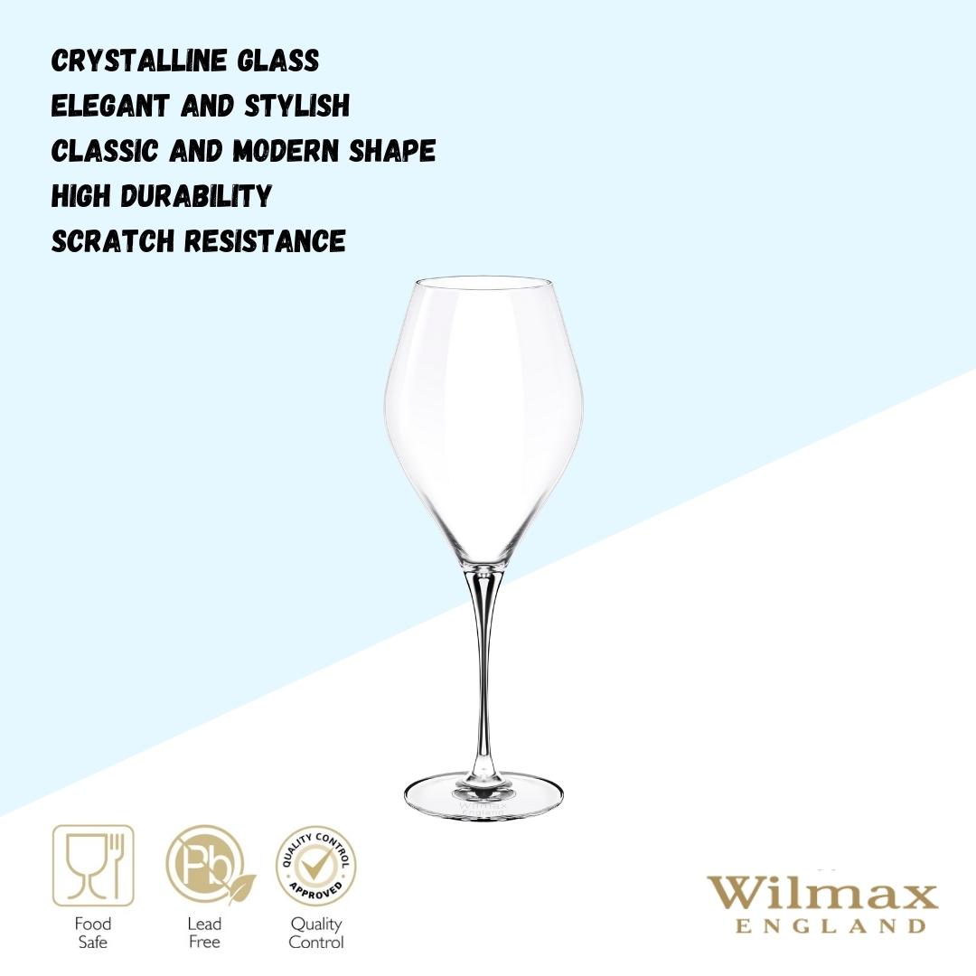Wilmax Weinglas konisch 560 ml 2er-Set Transparent aus Wilmax Crystalline-Serie