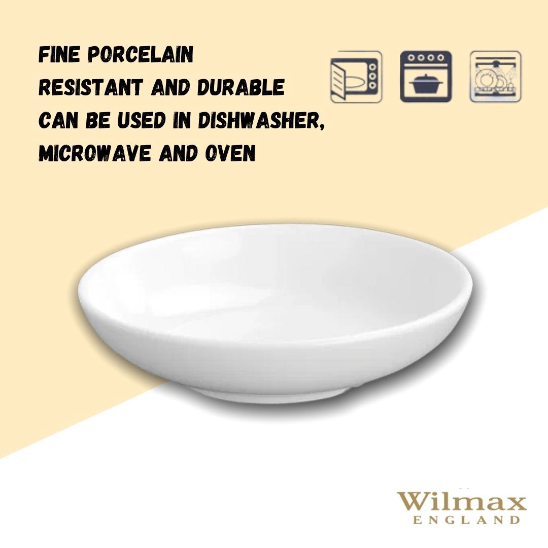 Wilmax Sojaschale 10 cm Weiß aus Porzellan
