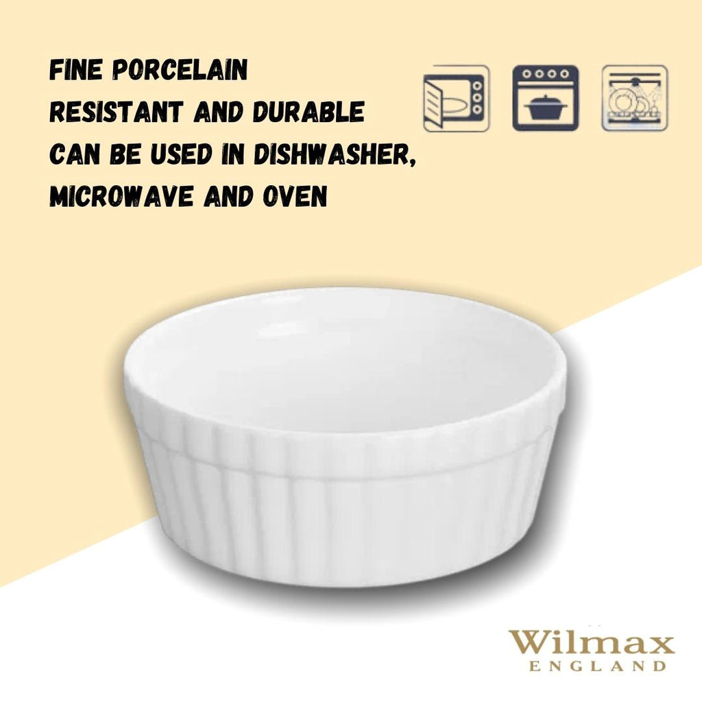 Wilmax Snack- und Dessertschale 9 cm 130 ml Porzellan Weiß WL-996054/A