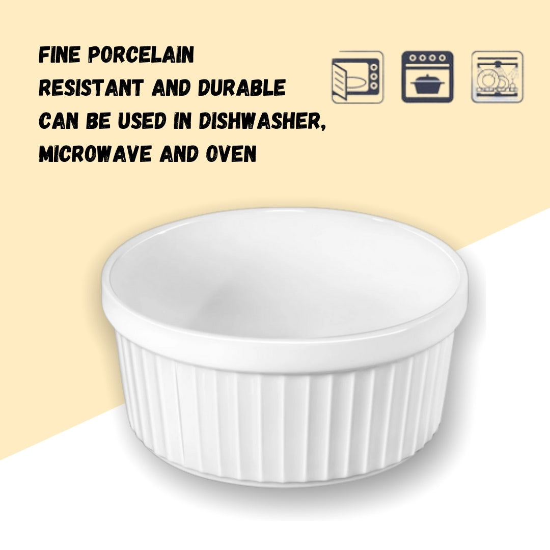 Wilmax Ramekin 180 ml Porzellan Weiß WL-996134/A