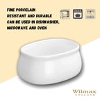 Wilmax Zuckerpäckchenhalter Porzellan Weiß WL-996037/A