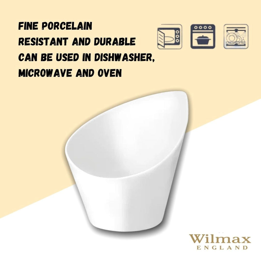 Wilmax Schale 14 cm Weiß aus Porzellan