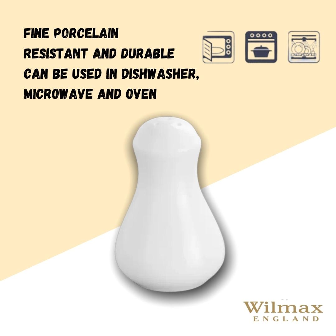 Wilmax Salz- & Pfeffer Set, Porzellan, 4-teilig, Weiß, WL‑996066/SP