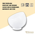 Wilmax Dessertschalen 8.5 x 9 cm Weiß Porzellan 6er Set WL-995000/A6