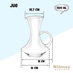 Wilmax Karaffe 1500 ml Kristallglas Transparent WL-888358/1C