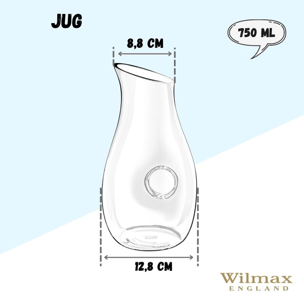 Wilmax Krug 750 ml Kristallglas Transparent WL-888339/1C