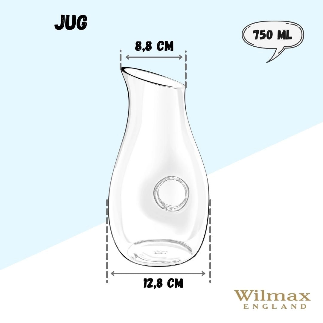Wilmax Krug 750 ml Kristallglas Transparent WL-888339/1C