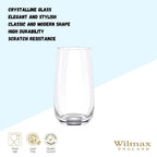 Wilmax Longdrinkglas 500 ml Kristallglas Transparent 2er Set WL-888052/2C