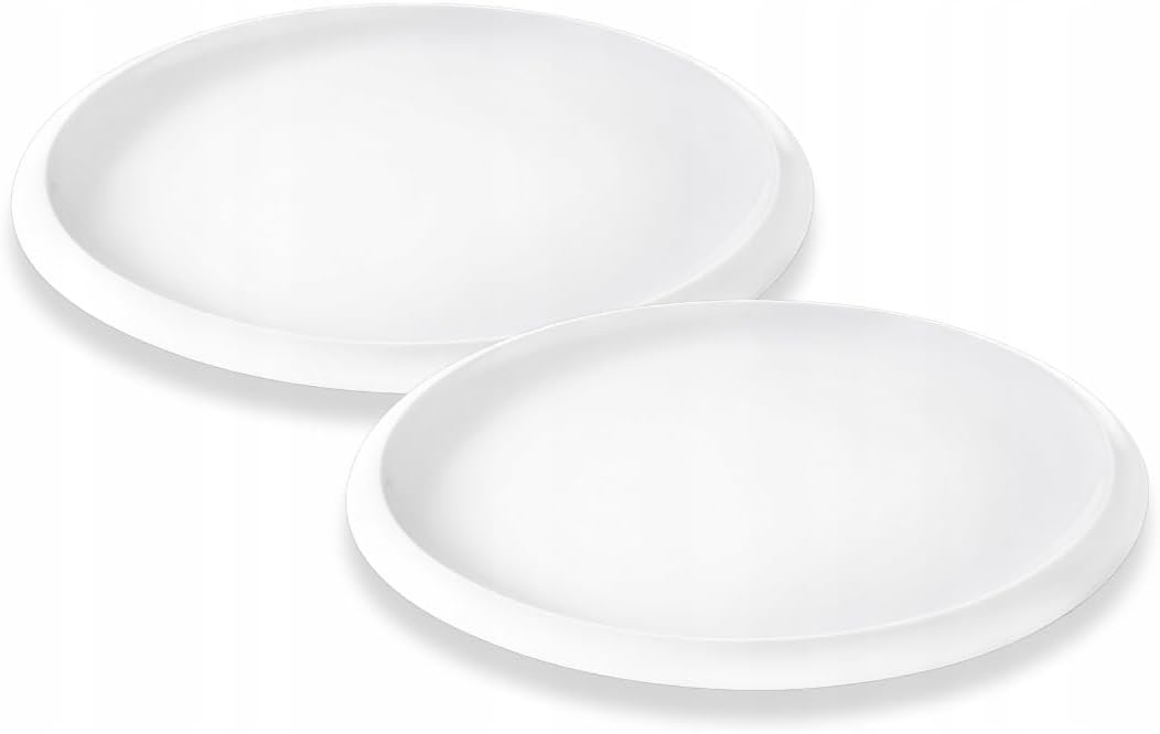 Wilmax Speiseteller 24 cm 2er-Set Weiß aus Porzellan