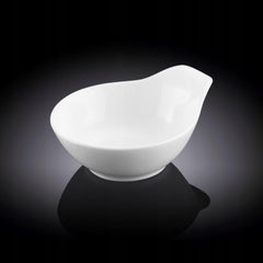 Wilmax Schale 190 ml aus Porzellan, 12,5 cm, organische Form WL-992364/A