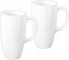Wilmax Becher 630 ml Weiß Porzellan 2er Set WL-993093/A2