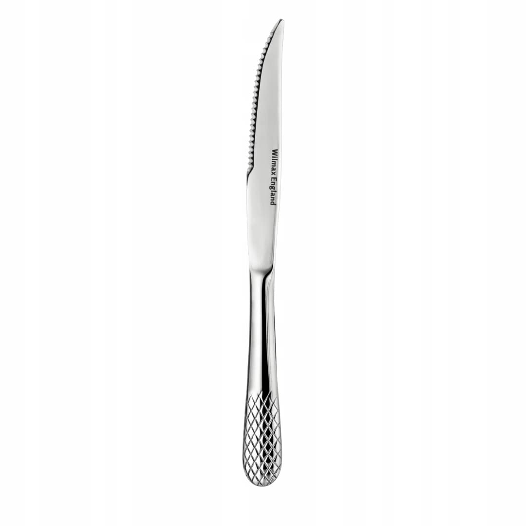 Wilmax WL-999215/1B Steak Messer aus Edelstahl, 23.5cm Länge