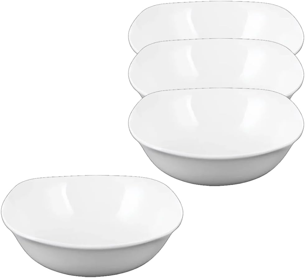 Wilmax Schale 345 ml 14.5 cm Weiß Porzellan 4er Set WL-992000/A4
