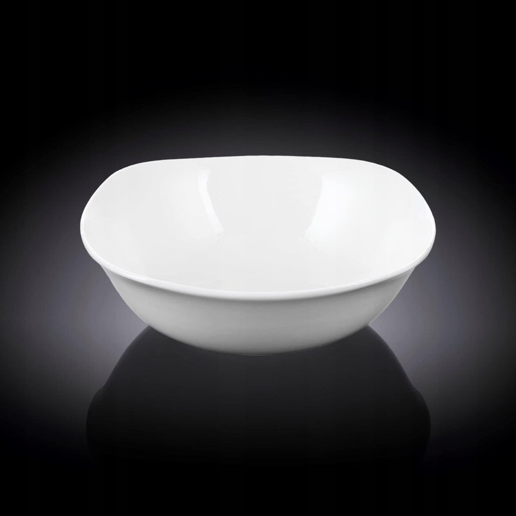 Wilmax Schale 650 ml 16.5 x 16.5 cm aus Porzellan, Weiß WL-992001/A