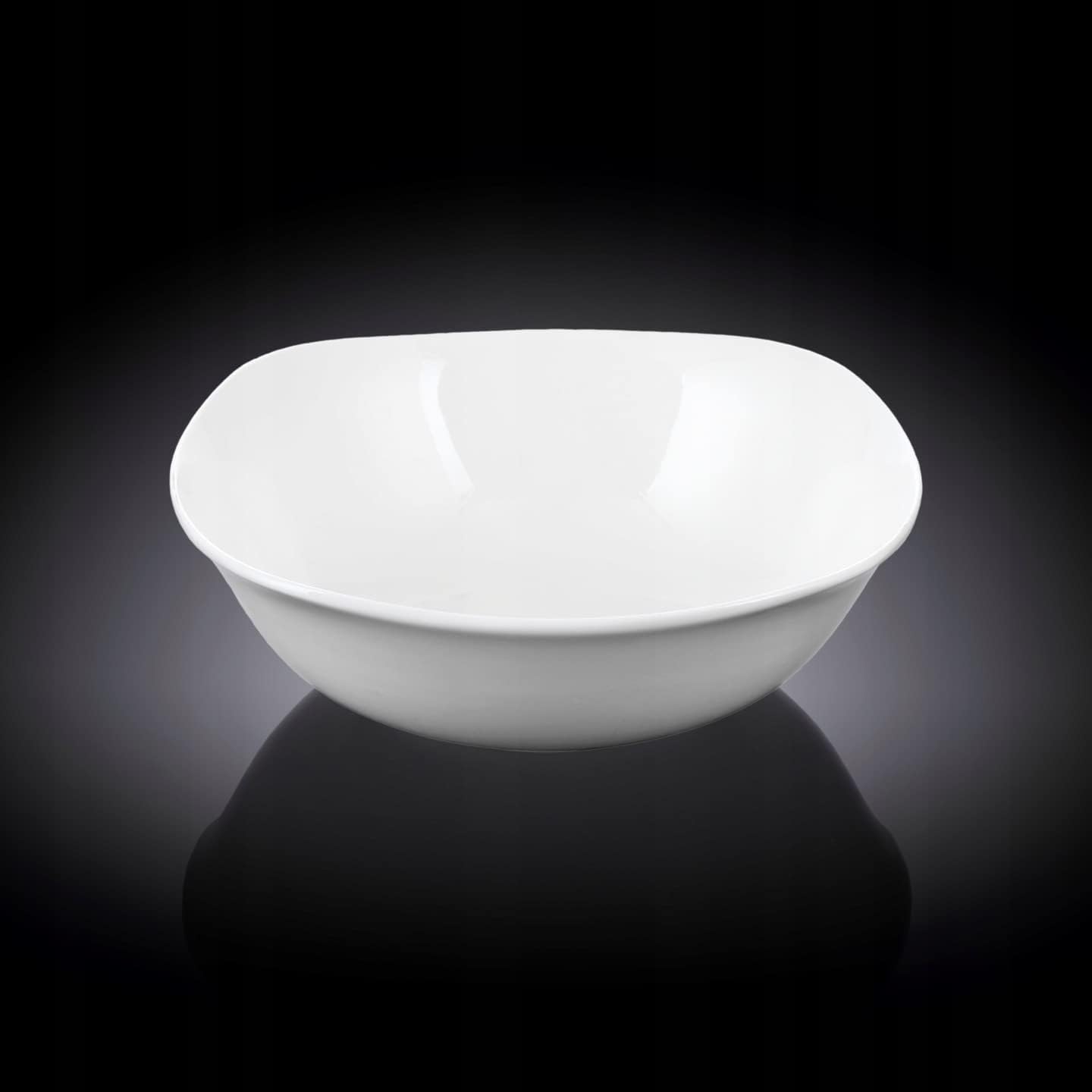 Wilmax Schale 650 ml 16.5 x 16.5 cm aus Porzellan, Weiß WL-992001/A